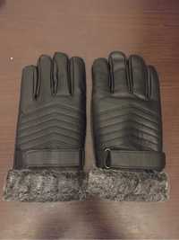 Зимние утеплённые мужские сенсорные перчатки
