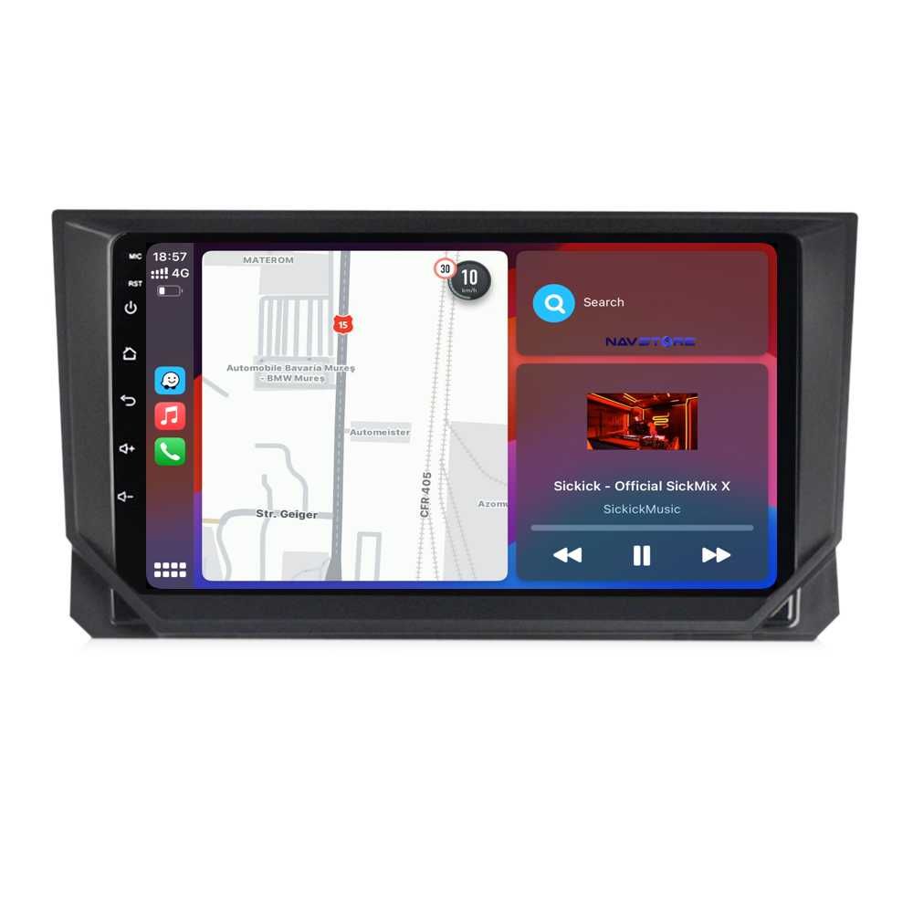 Navigatie Dedicata Seat Ibiza (2017-2025) ,9 Inch,Wi-Fi BT,Carplay