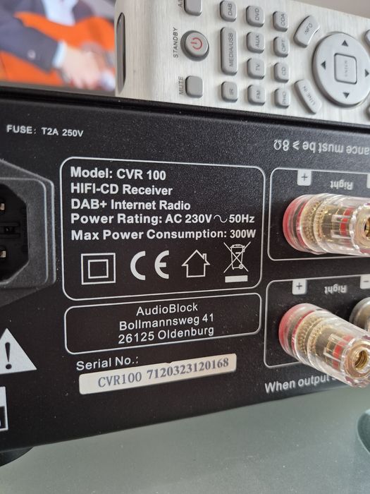 Block Audio CVR 100 Receiver All in One High End internet Dab Usb