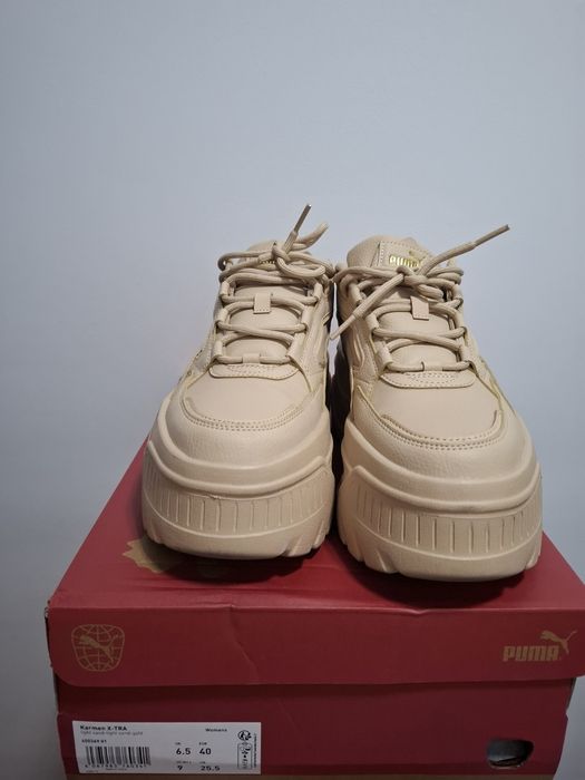 Adidași noi, originali Puma Karmen X-tra, mărimea 40; înalți (factura)