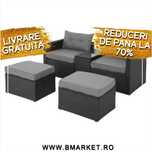 Set mobilier gradina/terasa 2 fotolii 2 taburete și masa OFERTA NOU
