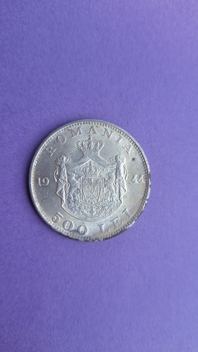 500 lei 1944 argint