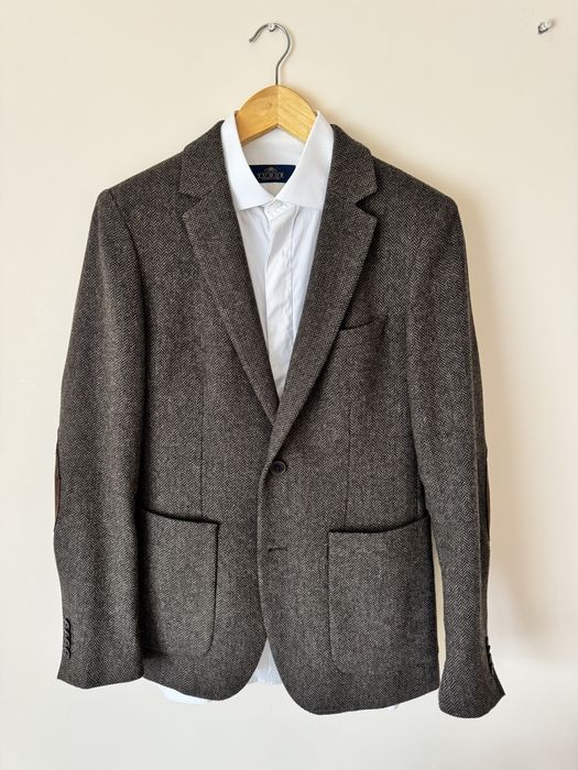 Sacou casual stil britanic marime S slimfit