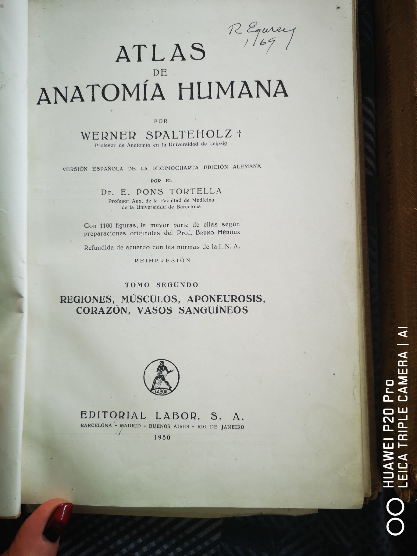 Учебник Esperantologio, физиология и атласи по анатомия на испански