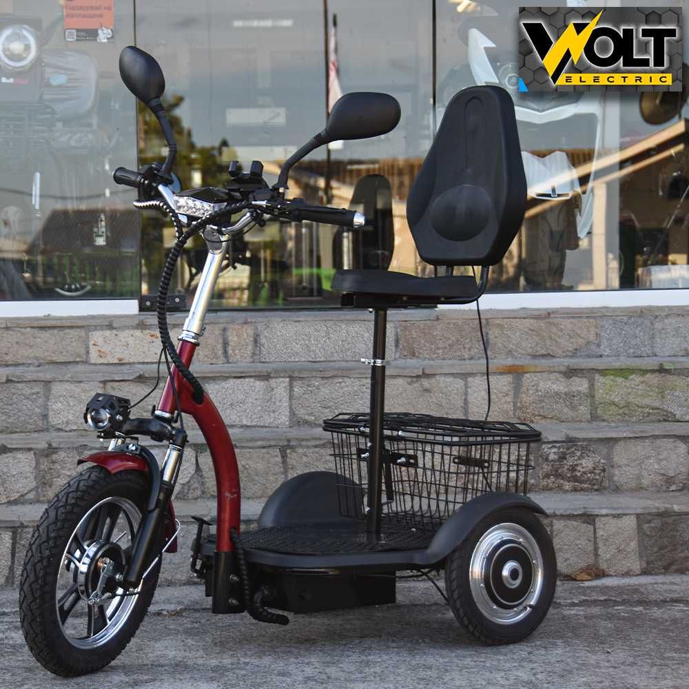 Електрическа триколка Volt Electric H1+ задно, 1000W, с опция ремарке