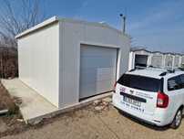 Garaje fabricate in RO din structura metalica usoara si panou izolat