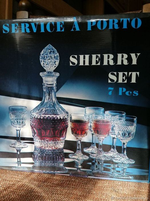 Набор хрустальный Bohemia Новый коробке Производста Чехословакии