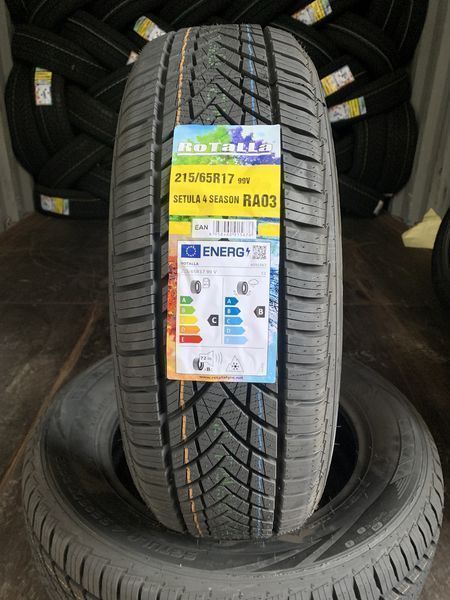 Нови всесезонни гуми ROTALLA SETULA 4 SEASON 215/65R17 99V НОВ DOT