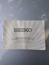 Паспорт на часы Сейко 5