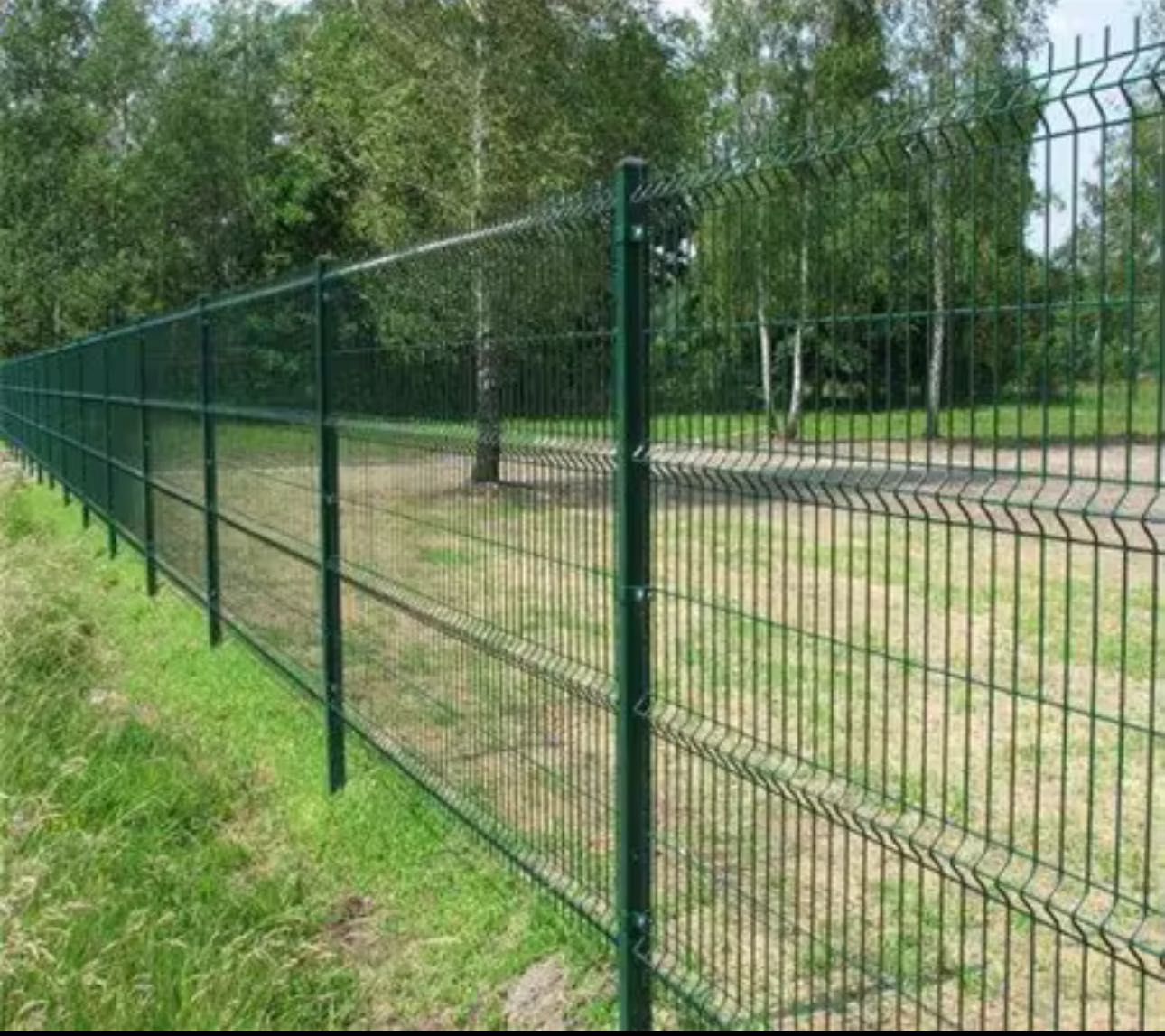 Gard și stalpi plasa bordurata