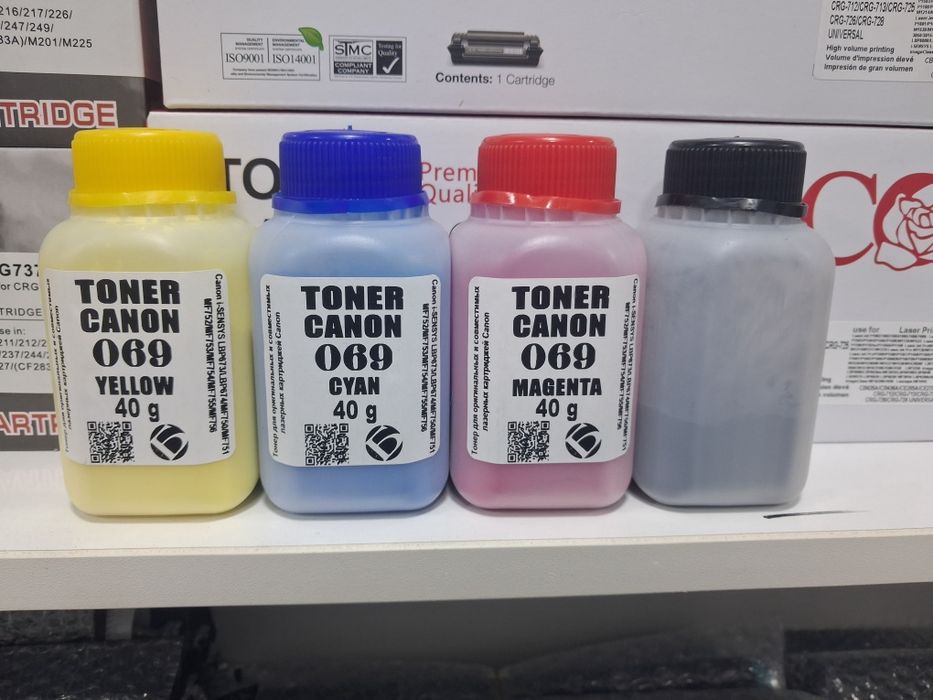 Тонер Canon 069 банка 40 грамм