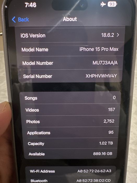 iPhone 15 Pro Max 1tb Natural Titanium