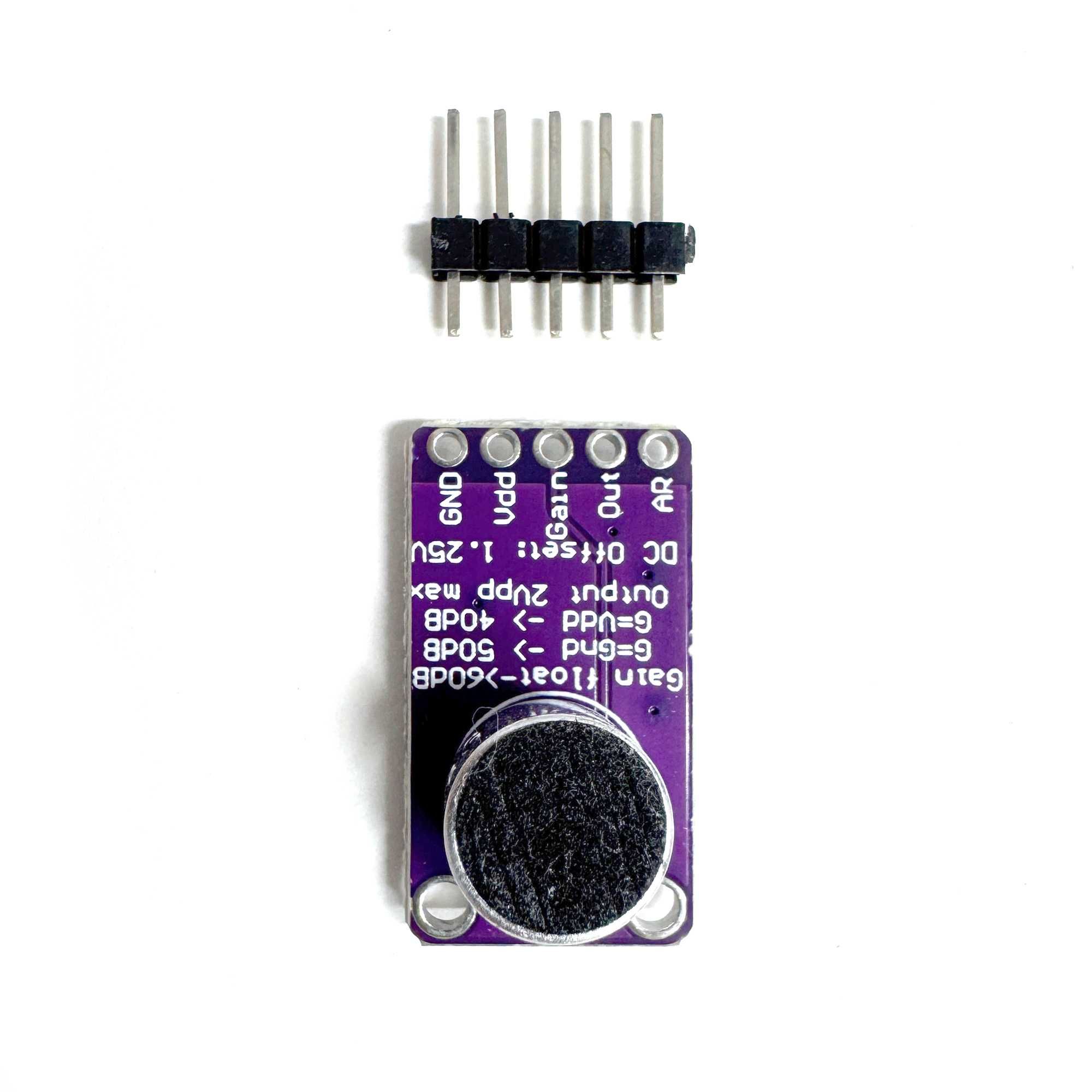 Модуль микрофона с усилителем Max 9814 для Arduino