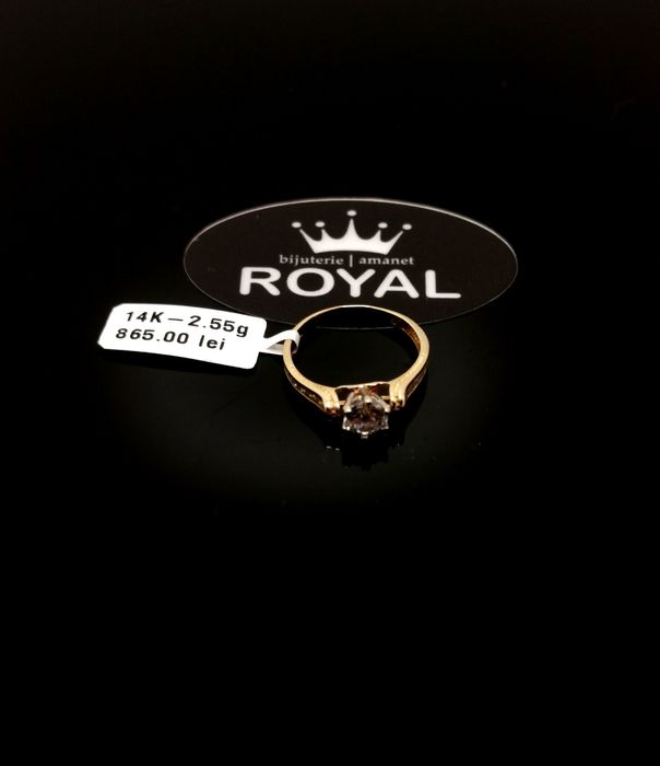 Bijuteria Royal inel din aur 14k 2.55 gr