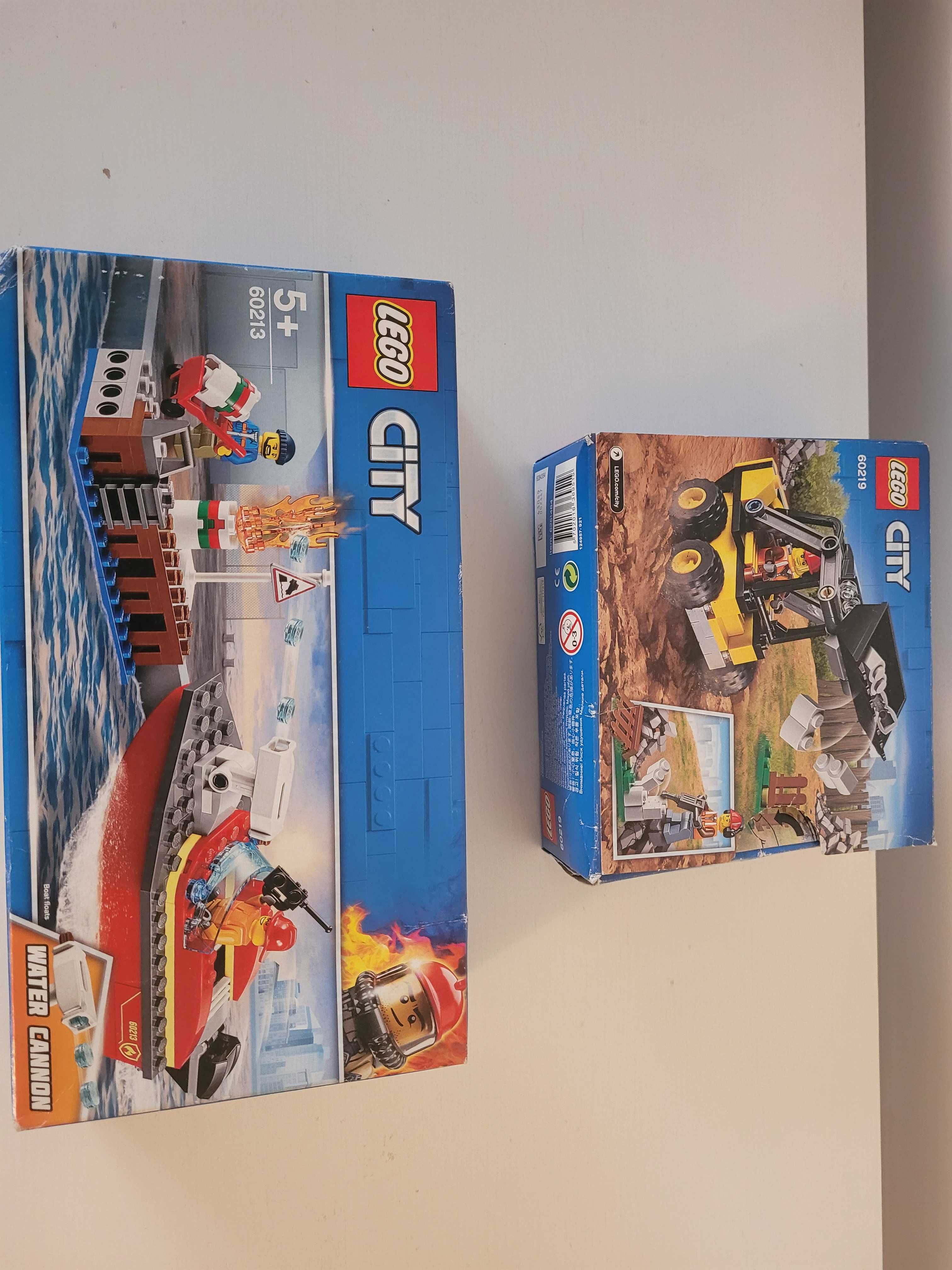 LEGO City 60213 barcă de pompieri + GRATUIT LEGO City 60219 excavator