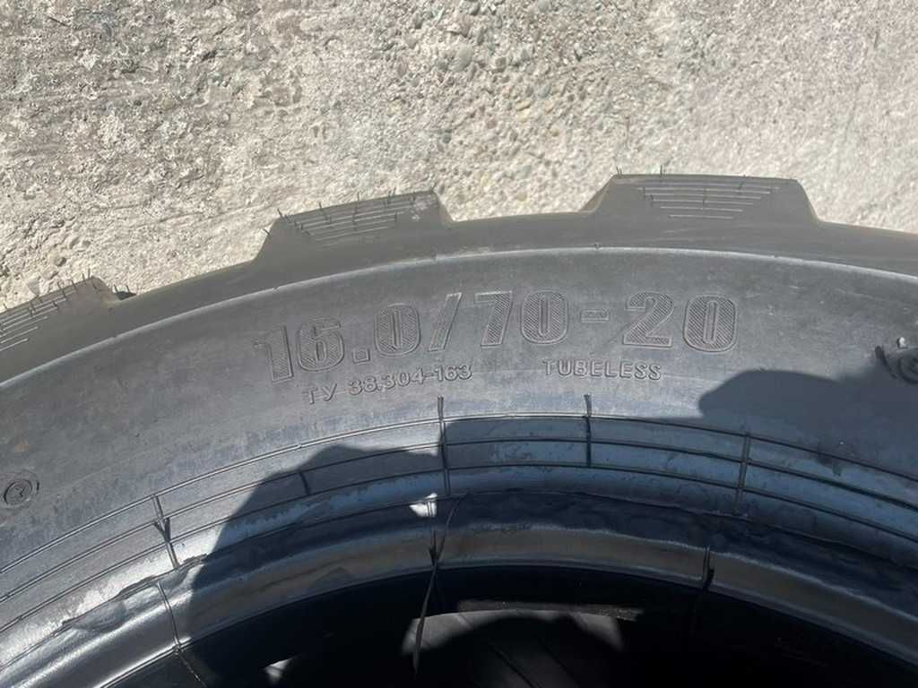 Cauciucuri cu 14PR 16.0/70-20 RUSIA robuste groase cu protectie janta