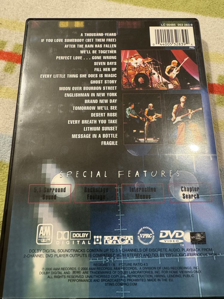 Концерт на Стинг/Sting на DVD