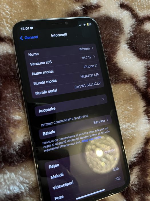 Vand Iphone X impecabil