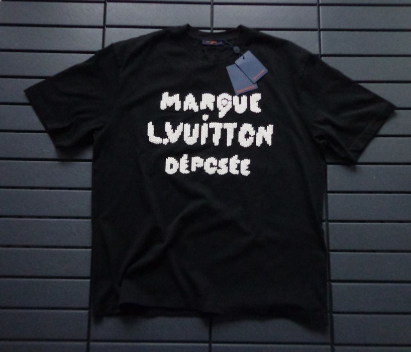 Мъжка тениска Louis Vuitton Embroidered Signature T shirt