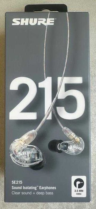 Shure SE215-CL In-Ear професионални слушалки