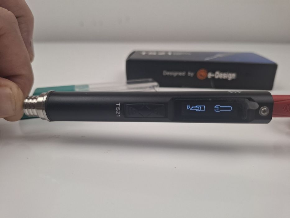 Pistol de lipit (letcon) TS21 + 3 Vârfuri de precizie