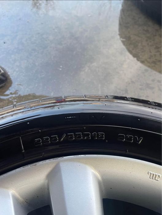 Джанти с летни гуми Dunlop 225/55, за Hyundai 5x114,3 18 цола