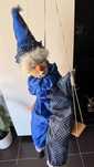 Papusa marioneta sfori clown claun pictat manual de colectie