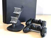 Бартер! Playstation 4 Slim 1TB + 2 контролелра и зареждаща станция!