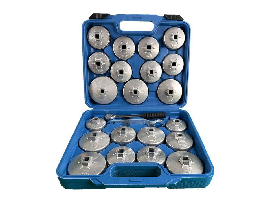 Trusa cu chei capace din aluminiu pentru filtre de ulei 23 piese gebo