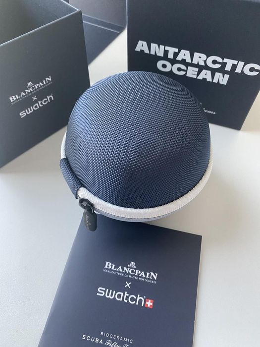 Часовник Blancpain x Swatch Antarctic Ocean