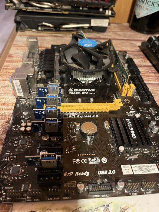 Placa de baza Biostar TB250-BTC mining
