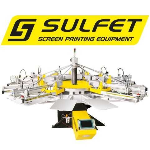Печатный станок для шелкографии карусель SULFET SCORPION 2