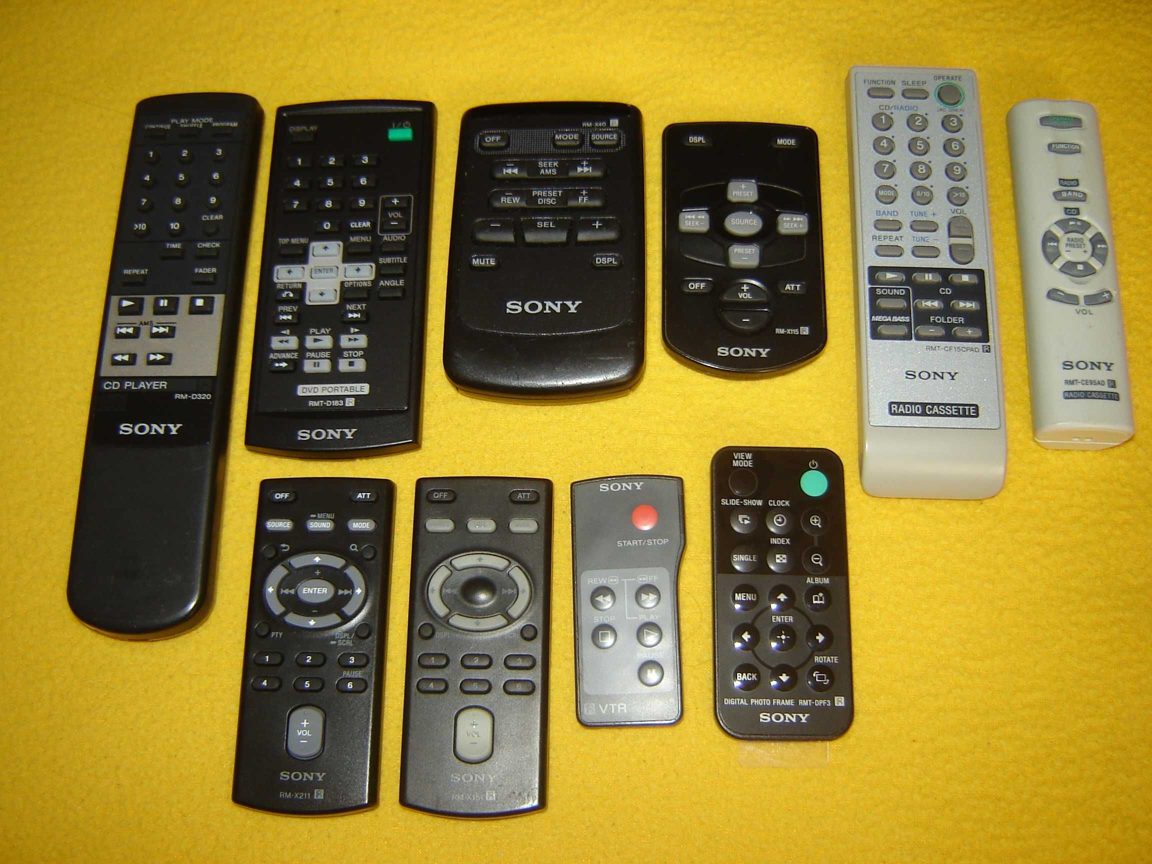 Telecomenzi Sony sisteme Audio-Video