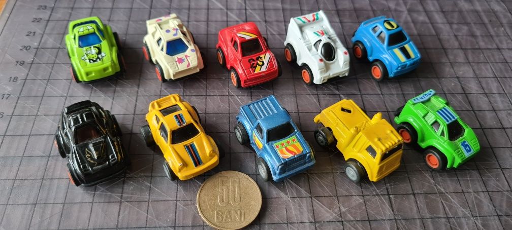 10 Jucarii vechi colectie Mini masinute Micro machines Galoob Mattel