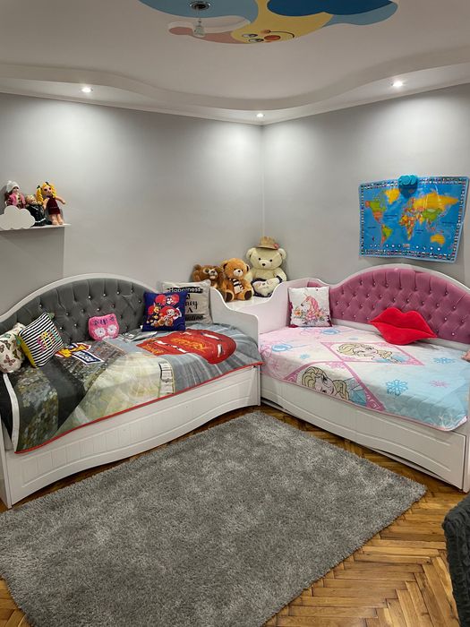 Детски легла с мека тапицерия