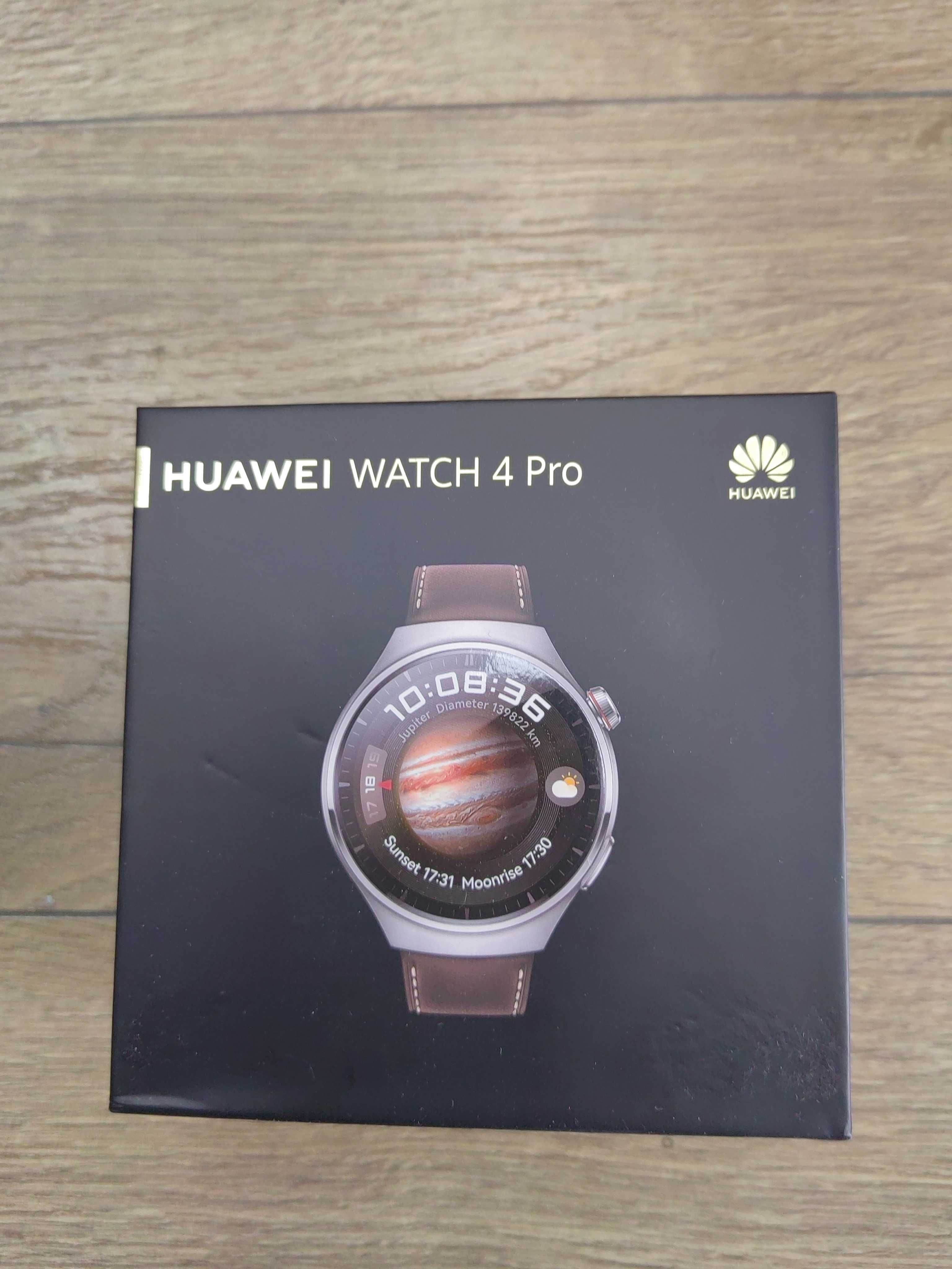 Huawei watch 4 pro mds-al00 dark brown leather strap Нов!