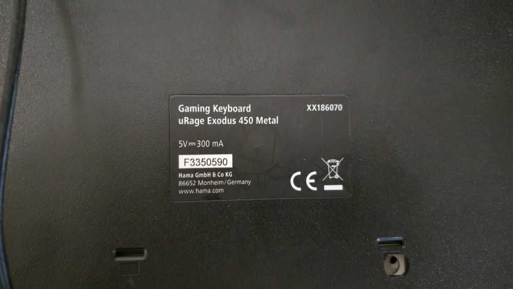 Геймърска клавиатура uRage Exodus 450