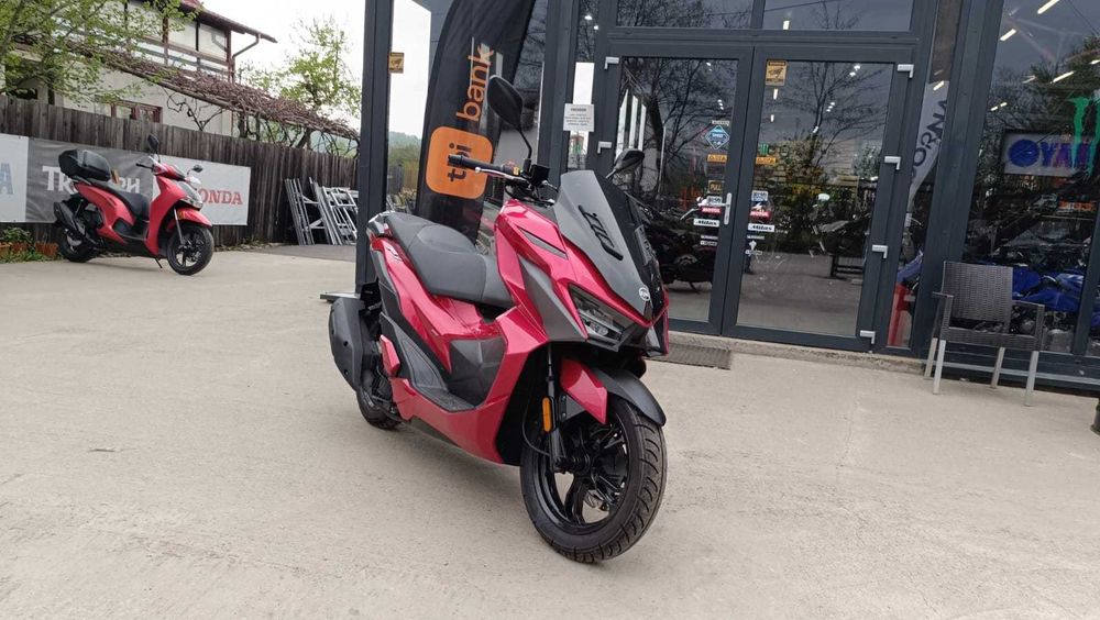 Scuter SYM JetX 125 CBS rulat 296km- se conduce cu B