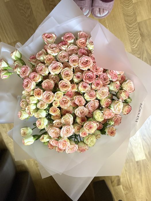 Свежие цветы 5000 тг