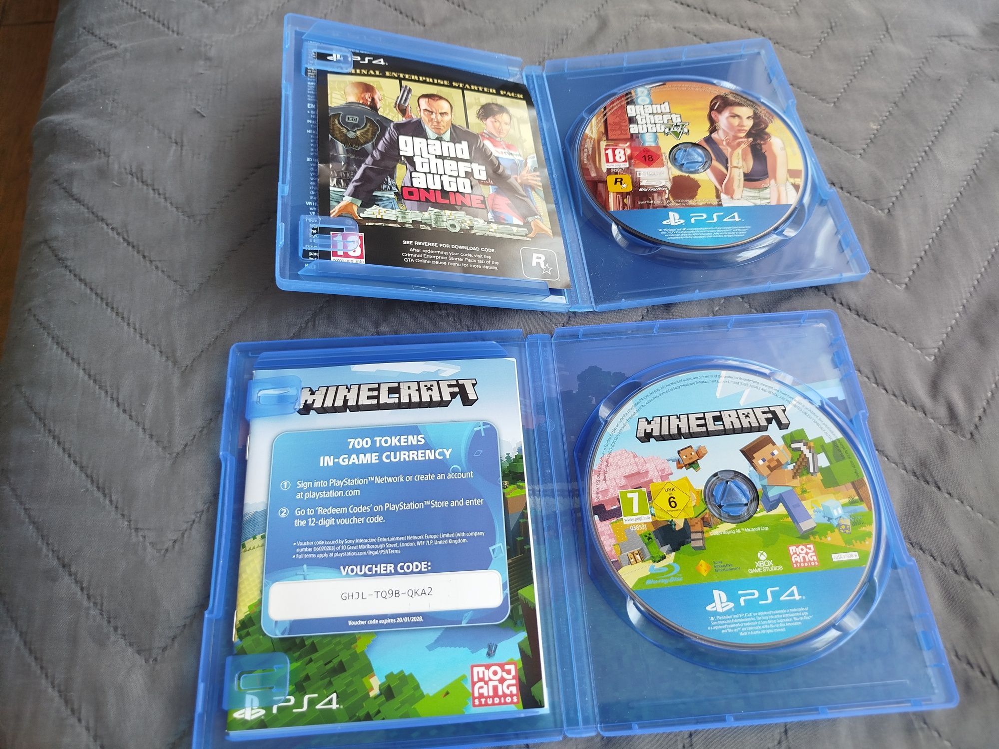 Playstation 4 pro Плейстейшън 4 про игри gta v Minecraft и контролер