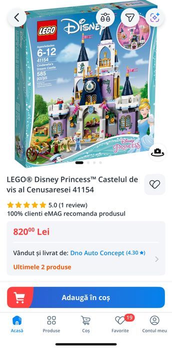 Lego-Disney Princess- castelul de vis al Cenusaresei