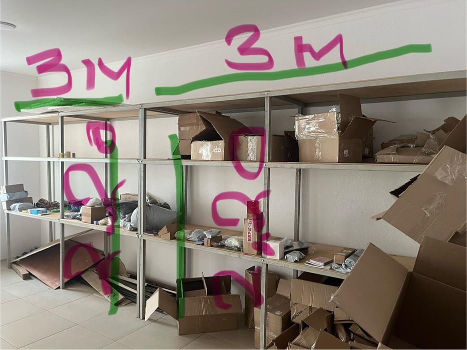 Продам разборные стеллажи