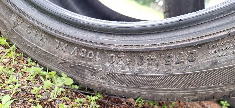 Зимни гуми спорт пакет от бмв х6 315 35 20 задни и 275 40 20 предни