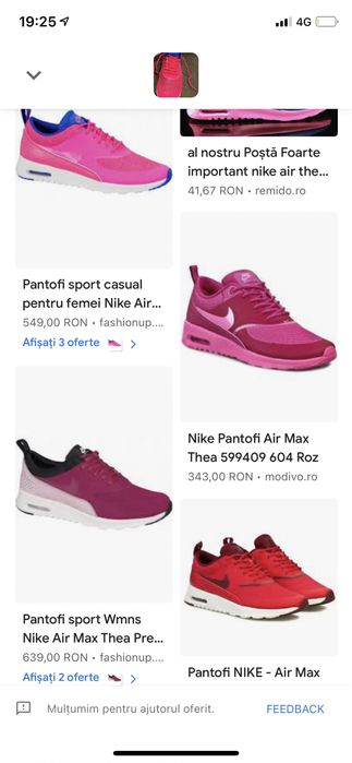 Nike Air Max Thea Women marimea 40