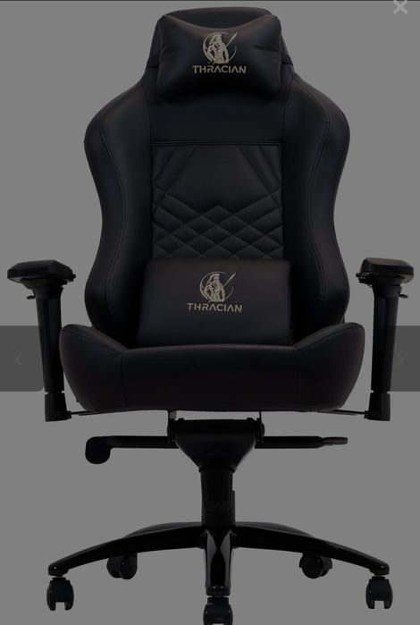 Геймърски стол Thracian Eclipse Elite - Черен