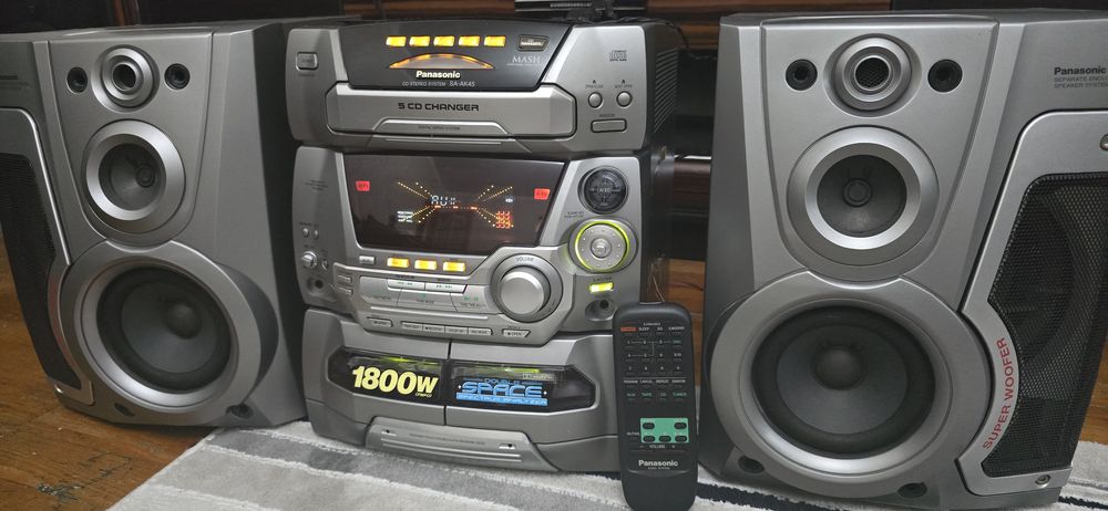 Panasonic муз центр  сабвуферли