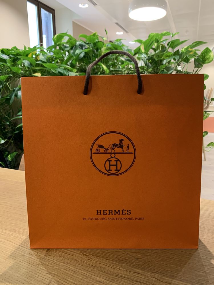 Shopping bag Hermes луксозни хартиени пликове/ торби/ чанти