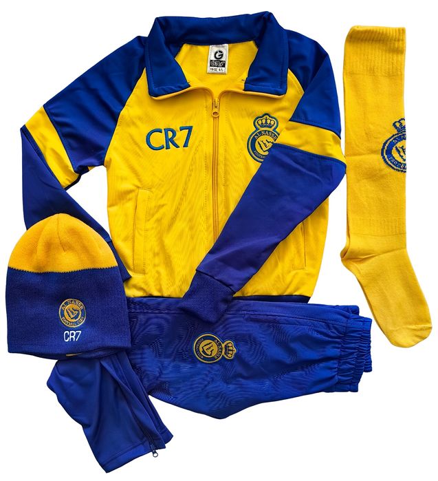 Детски футболен екип Ал Насър Роналдо тениска Ronaldo комплект CR7