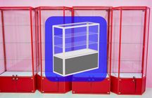 Прилавок торговый из профиля и стекла, Акция,витрина,для магазина aspr