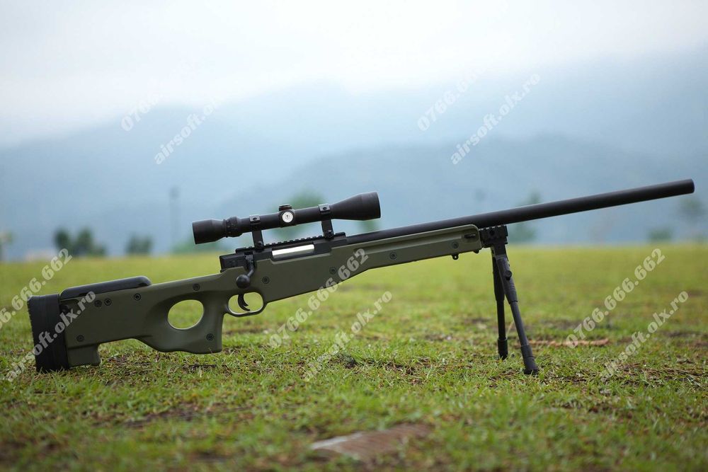 AWP PUTERNIC !! (Pusca cu Aer Comprimat Manuala!) Luneta + Munitie Arc